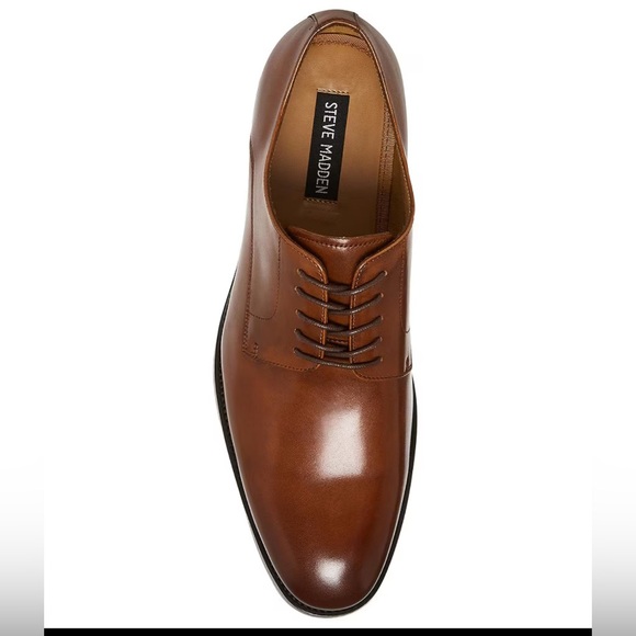 Steve Madden Parsens Tan Leather Men’s Oxford Dress Shoes main image 9